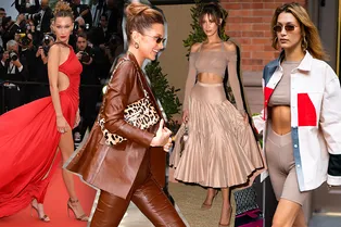 Нулевые, декольте и костюмы: 30 лучших выходов Беллы Хадид за 2019 год