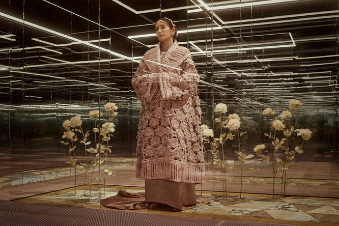 Леонетта Фенди на показе Fendi Couture