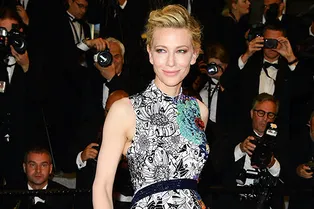 Кейт Бланшетт, Леа Сейду и Хлоя Севинье на премьере фильма «Холодная война»