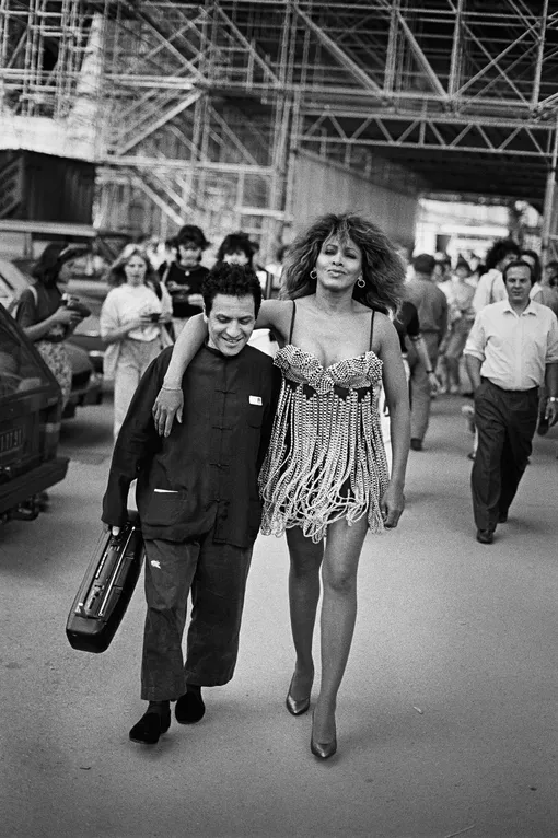 Аззедин Алайя и Тина Тернер, 1989 год Аззедин Алайя и Тина Тернер, 1989 год