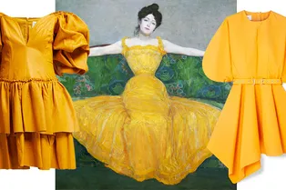 В чем встречать год Желтой Свиньи: 19 платьев на удачу в главном цвете новогодней ночи