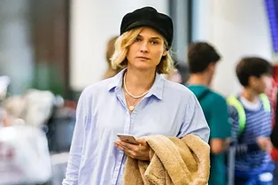 Как Диана Крюгер одевается на последних месяцах беременности