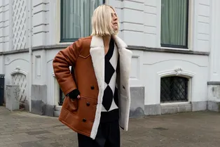 Как стилизовать короткую дубленку в этом сезоне: 18 идей для вдохновения