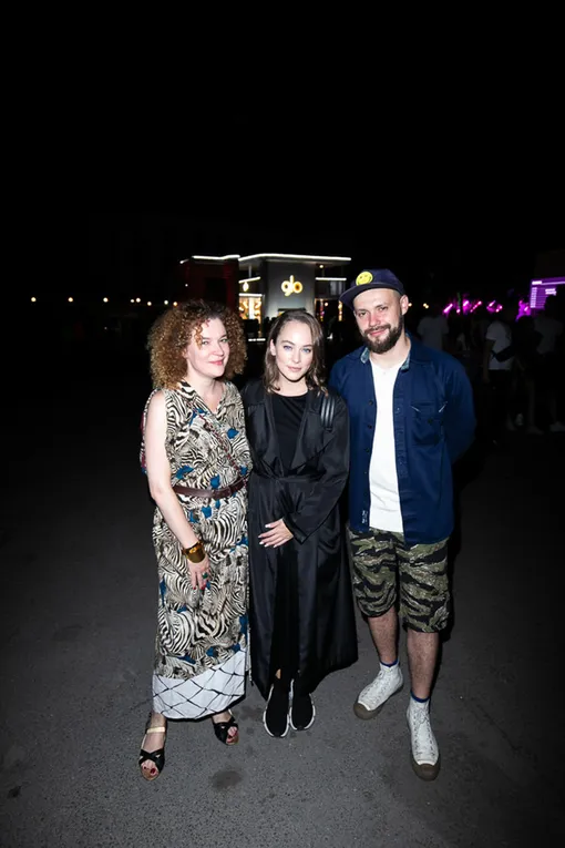 Ксения Гощицкая, Аглая Тарасова и Виталий Ерошенин Ксения Гощицкая, Аглая Тарасова и Виталий Ерошенин