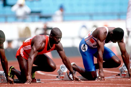 Бен Джонсон на Олимпиаде в Сеуле, 1988