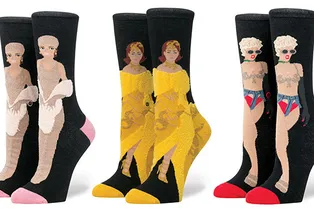 Рианна выпустила коллекцию носков с лучшими из своих модных образов