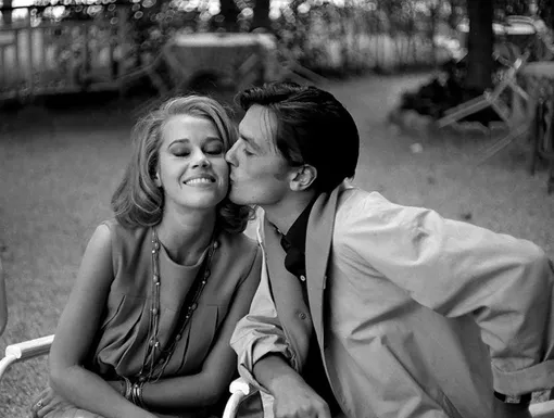 Джейн Фонда и Ален Делон, 1964 год Джейн Фонда и Ален Делон, 1964 год