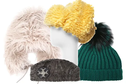 Теплый январь: самые красивые шапки