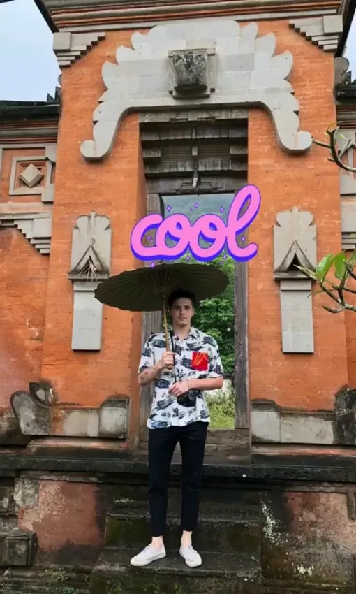 Семья Бекхэм на Бали