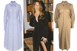 Ультрадлинные платья-рубашки — хит весны