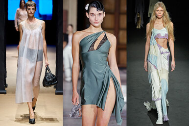 Как выглядят самые модные платья-комбинации 2023