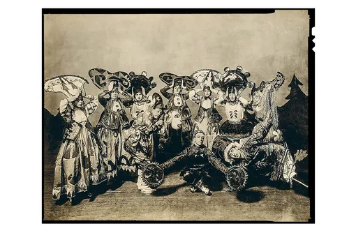Сцена из балета «Полуночное солнце». «Русские балеты Сергея Дягилева», 1915
