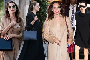 Сама элегантность: 14 осенних образов Анджелины Джоли