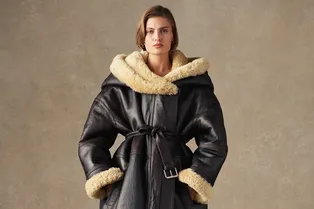 Эта дубленка сможет заменить пуховик зимой