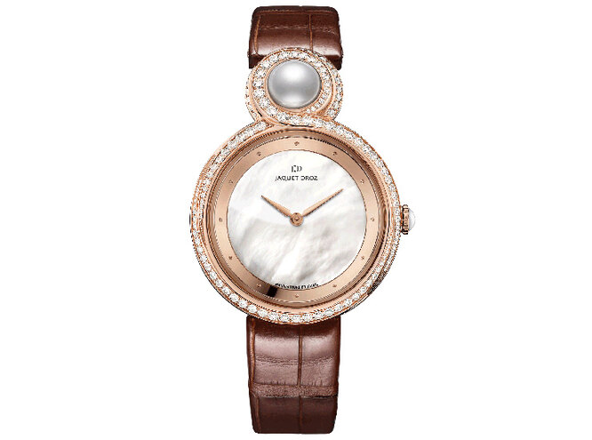 Часы Lady 8 Petite Mother-of-Pearl, Jaquet Droz (розовое золото, бриллианты, перламутр, жемчужина)