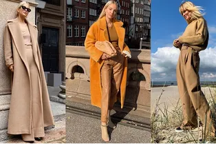 Беж, коричневый, охра: как носить оттенки земли этой зимой