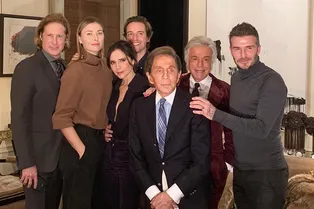 Семейный портрет: чета Бекхэм, Мария Шарапова и Валентино Гаравани устроили домашний ужин