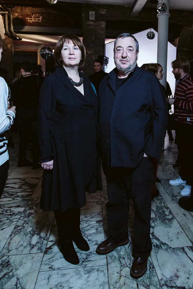 Павел Лунгин с женой