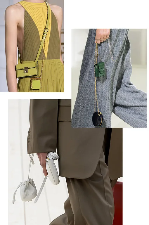 Слева направо: Valentino, Céline и Hermès весна-лето 2017