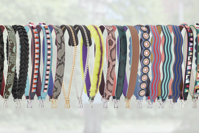 Новая коллекция съемных ремней для сумок Fendi
