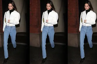 Как стать звездой стритстайла в простой черной водолазке и белом бомбере