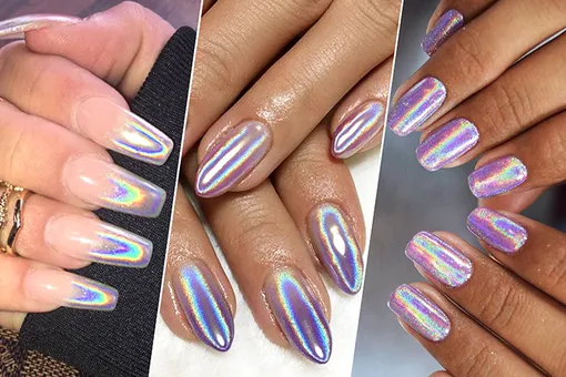 Голографический маникюр: как и где сделать самое модное покрытие Голографический маникюр: как и где сделать самое модное покрытие