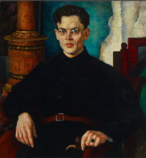Илья Машков. Портрет Николая Ивановича Скаткина. 1921-1923. Холст, масло. Государственная Третьяковская галерея. Илья Машков. Портрет Николая Ивановича Скаткина. 1921-1923. Холст, масло. Государственная Третьяковская галерея.