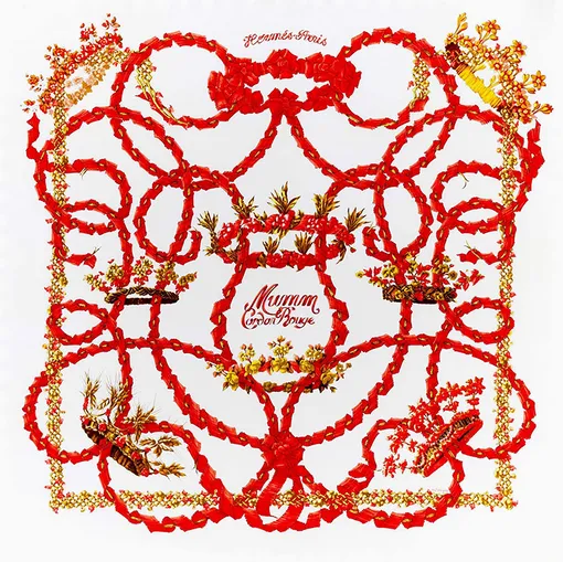 Платок Hermès «Le Sacre du Printemps» (Весна священная). Автор Henri d'Origny Платок Hermès «Le Sacre du Printemps» (Весна священная). Автор Henri d'Origny