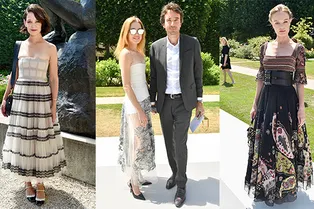 Наталья Водянова, Кэти Холмс, Кейт Босворт на кутюрном показе Dior в музее Родена