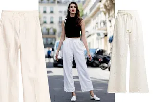 5 пар широких белых брюк, чтобы пережить летнюю жару красиво
