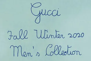 Прямая трансляция мужского показа Gucci из Милана