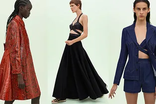 Архивные детали из знаковых коллекций Аззедина Алайи в весенне-летнем лукбуке Alaïa