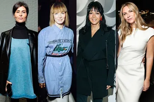 Ксения Чилингарова, Гоша Рубчинский и Даша Веледеева на открытии новых выставочных проектов в музее «Гараж»