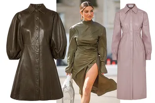 Опережая тренды: 8 кожаных платьев, которые пригодятся не только в этом сезоне