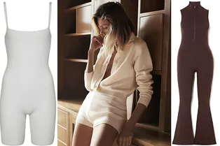 Трикотажный комбинезон — стильная альтернатива свитеру: 10 лучших вариантов