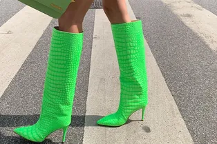 8 пар универсальных сапог на маленькой шпильке для стильных повседневных и вечерних образов