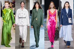 Фуксия, пальто в пол, 90-е: главные тренды с Недели моды в Нью-Йорке