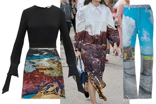 То ли наряд, то ли арт-объект: 10 вещей с «картинными» принтами