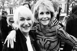 79-летняя Джейн Фонда и 72-летняя Хелен Миррен приняли участие в показе