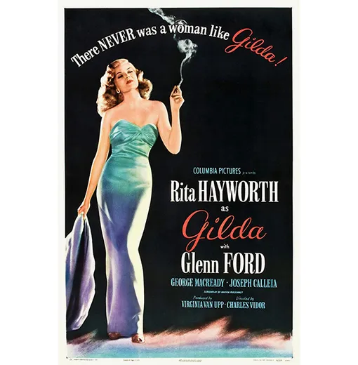 Афиша к фильму «Гильда», 1946 год  