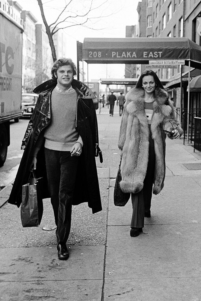 Эгон и Диана фон Фюрстенберг в Нью-Йорке, 1970 год
