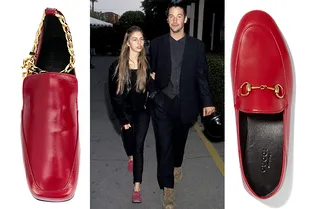 В этом октябре носите красные лоферы, как София Коппола в 1992 году