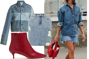 Не прощаемся: 4 способа вписать джинсовую юбку в осенний гардероб