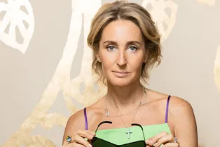 Оксана Бондаренко и Ирина Зарькова на презентации коллекции Gresso и Subterranei