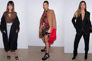 Наталья Гольденберг, Алеся Кафельникова и Евгения Павлин на открытии флагманского бутика Burberry