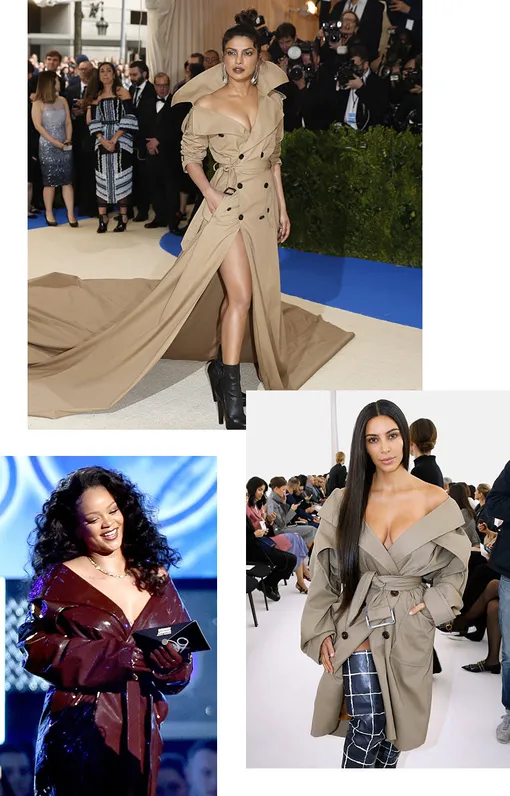 Слева направо: Рианна, Ким Кардашьян и Приянка Чопра Слева направо: Рианна, Ким Кардашьян и Приянка Чопра