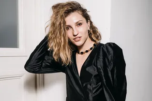 Урсула Ким, Артем Королев и Мари Лист на вечеринке в Доме Пашкова