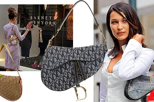 Как приручить винтаж: Кендалл Дженнер и Белла Хадид возвращают сумку-седло Dior