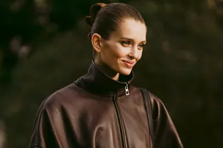 На эту весну вам нужна всего одна кожаная куртка
