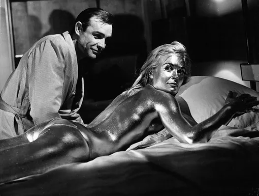 Ширли Итон в «Голдфингере», 1964 год